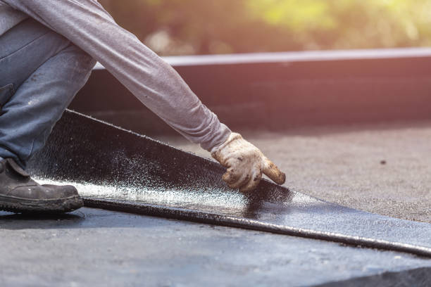 Professional Emergency Waterproofing technician working in Fountain, MI